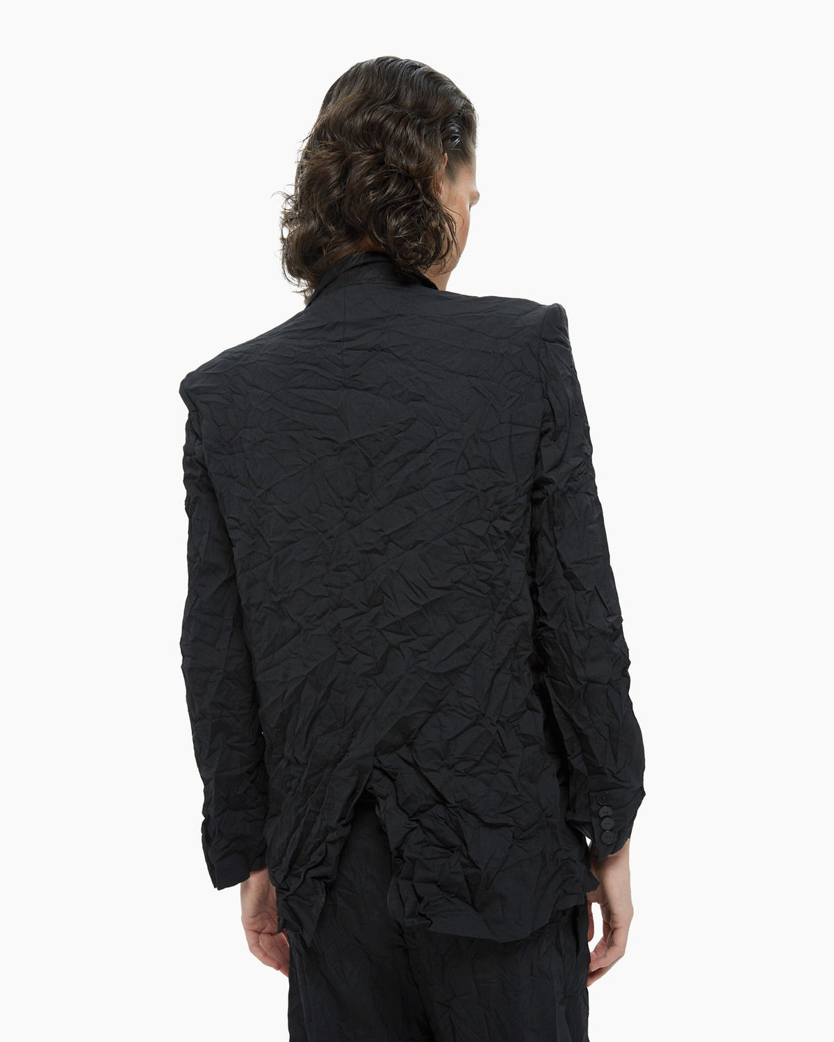 Wrinkled effect jacket