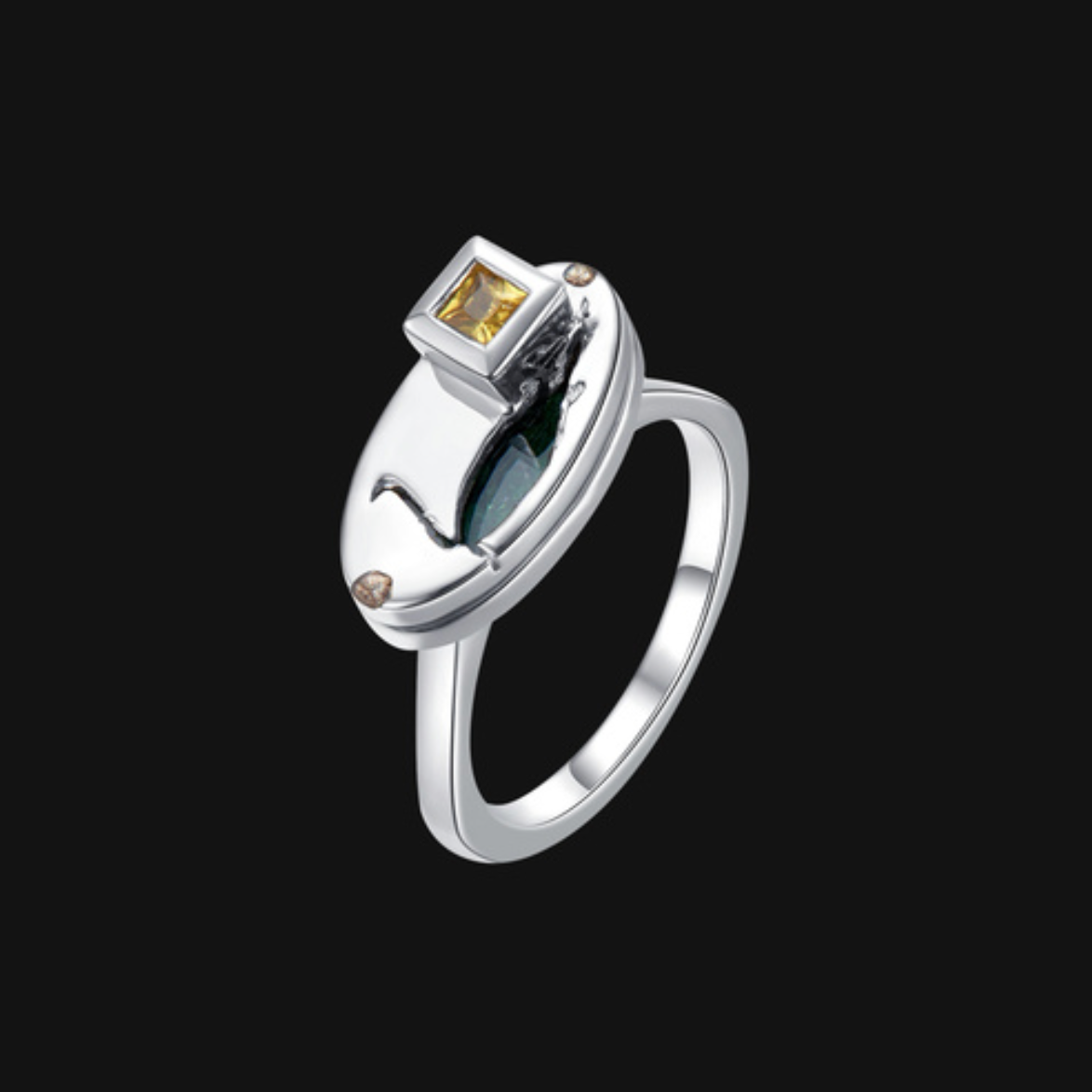 Mini cocoon ring 01
