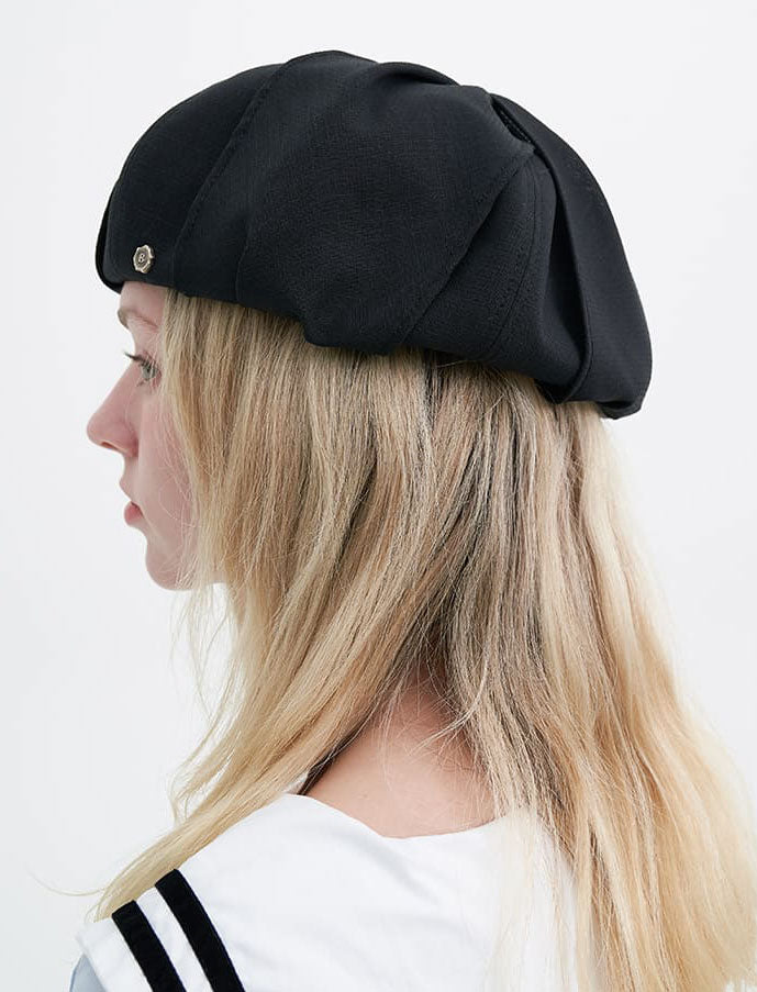 Twisted ribbon beret