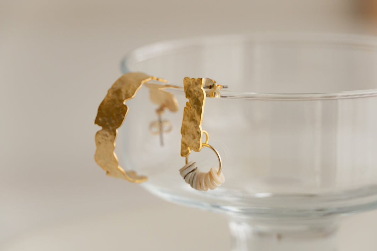 Unbalanced Dangle & Hoop Earrings