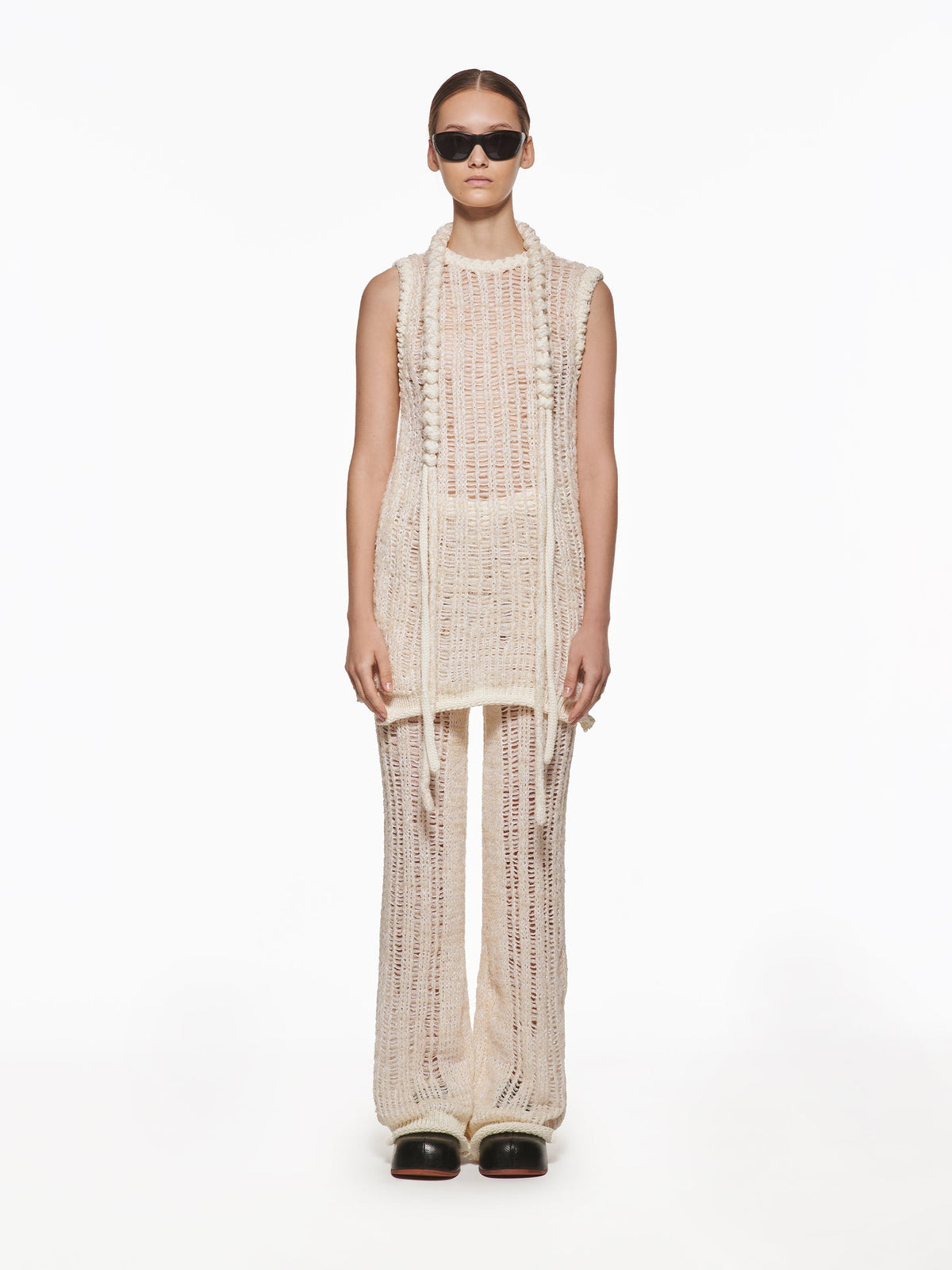 Knitted sleeveless Top