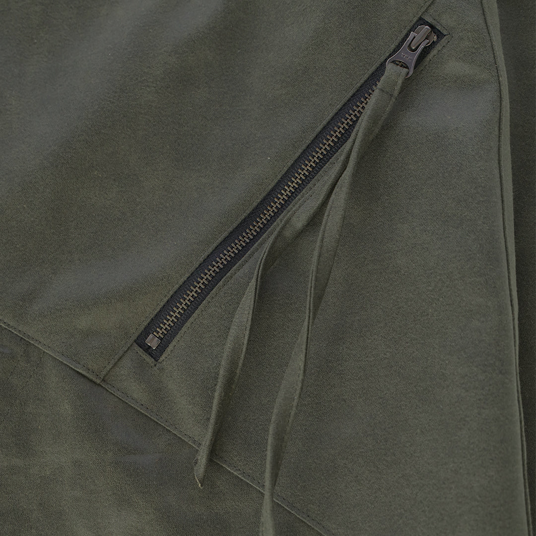 Zip pocket bag_ver balance (green)