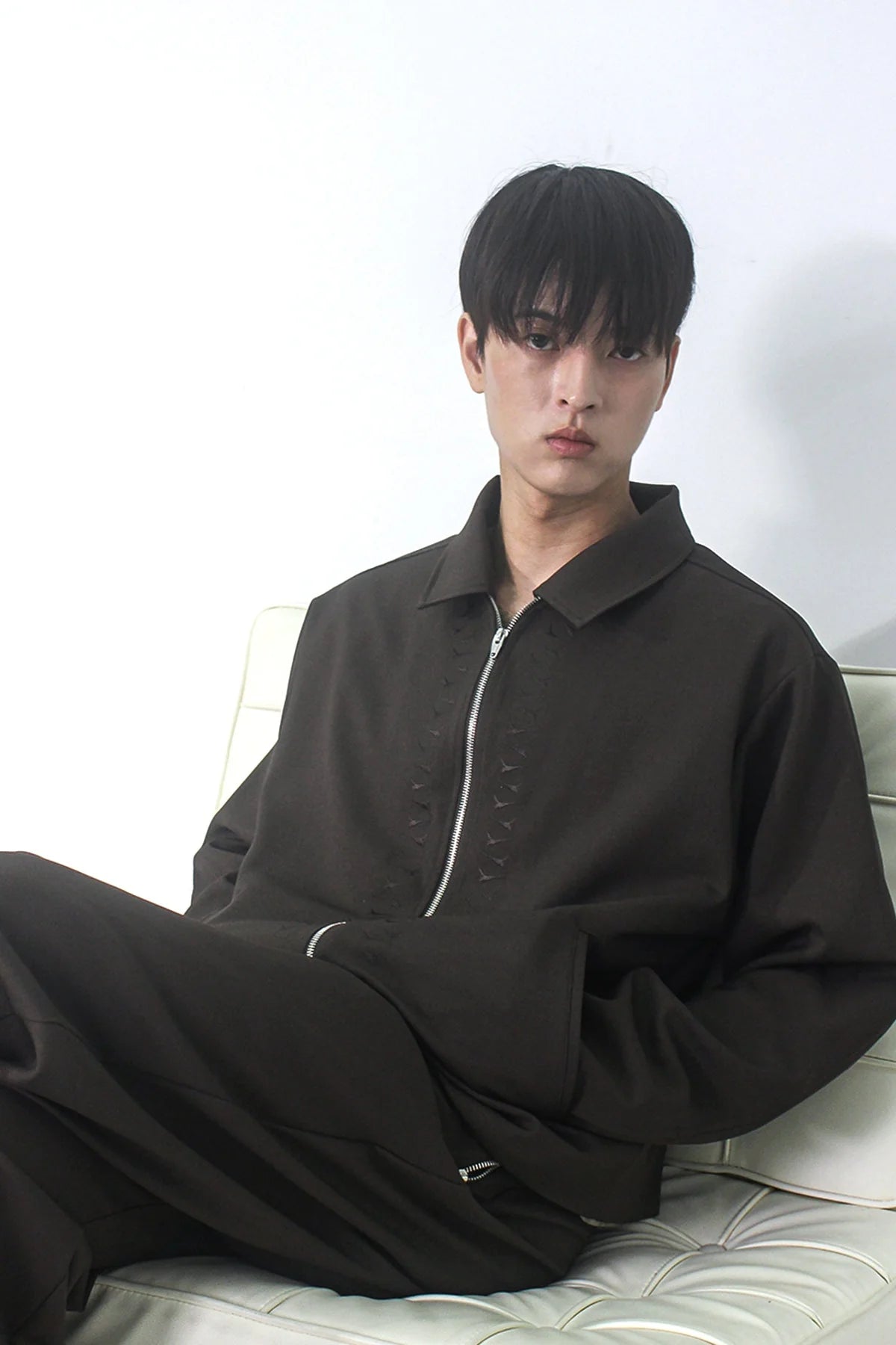 Shift jacket brown