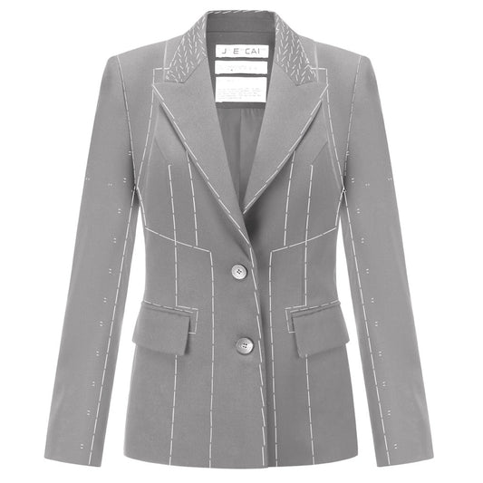 Detachable stitch printed jacket