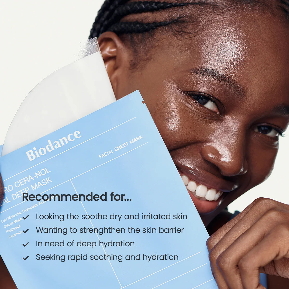 BIODANCE Hydro Cera-nol Real Deep Mask 1Box (4ea x 34g)