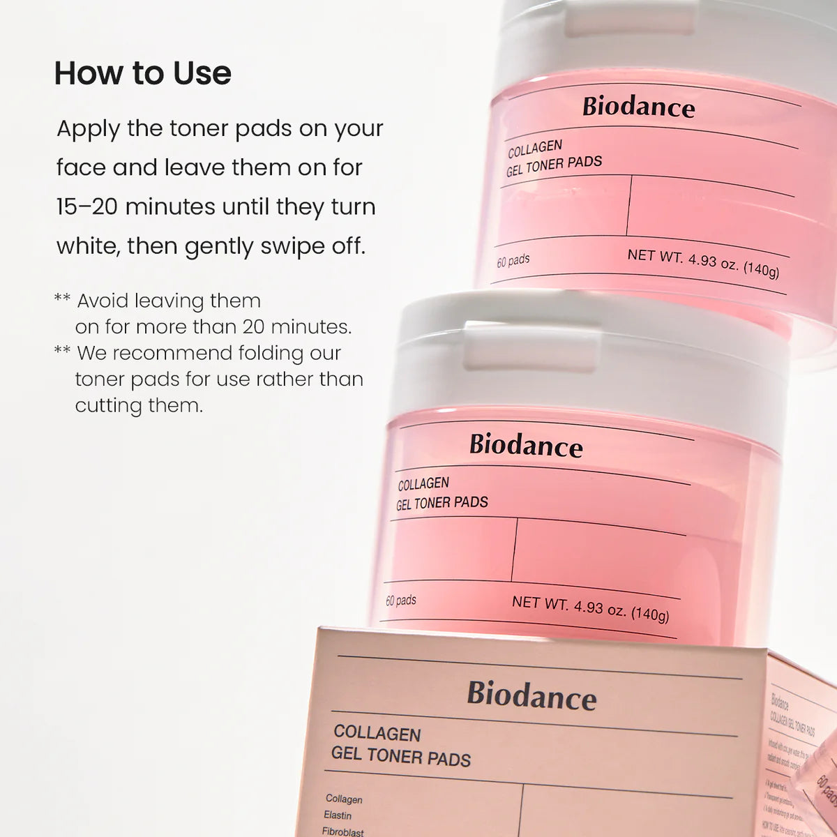 BIODANCE Collagen Gel Toner Pads 60Pads