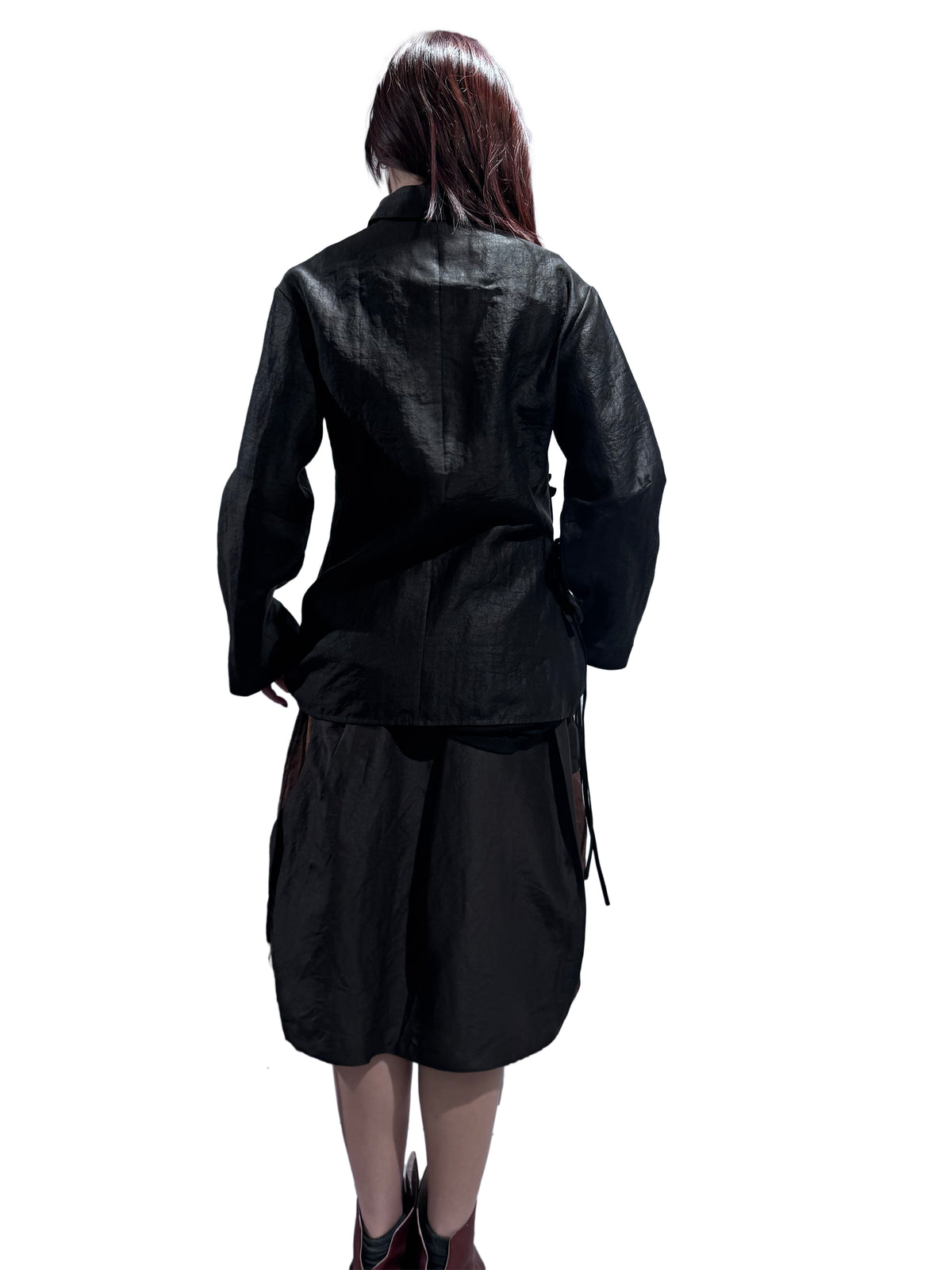 Arc pleat skirt