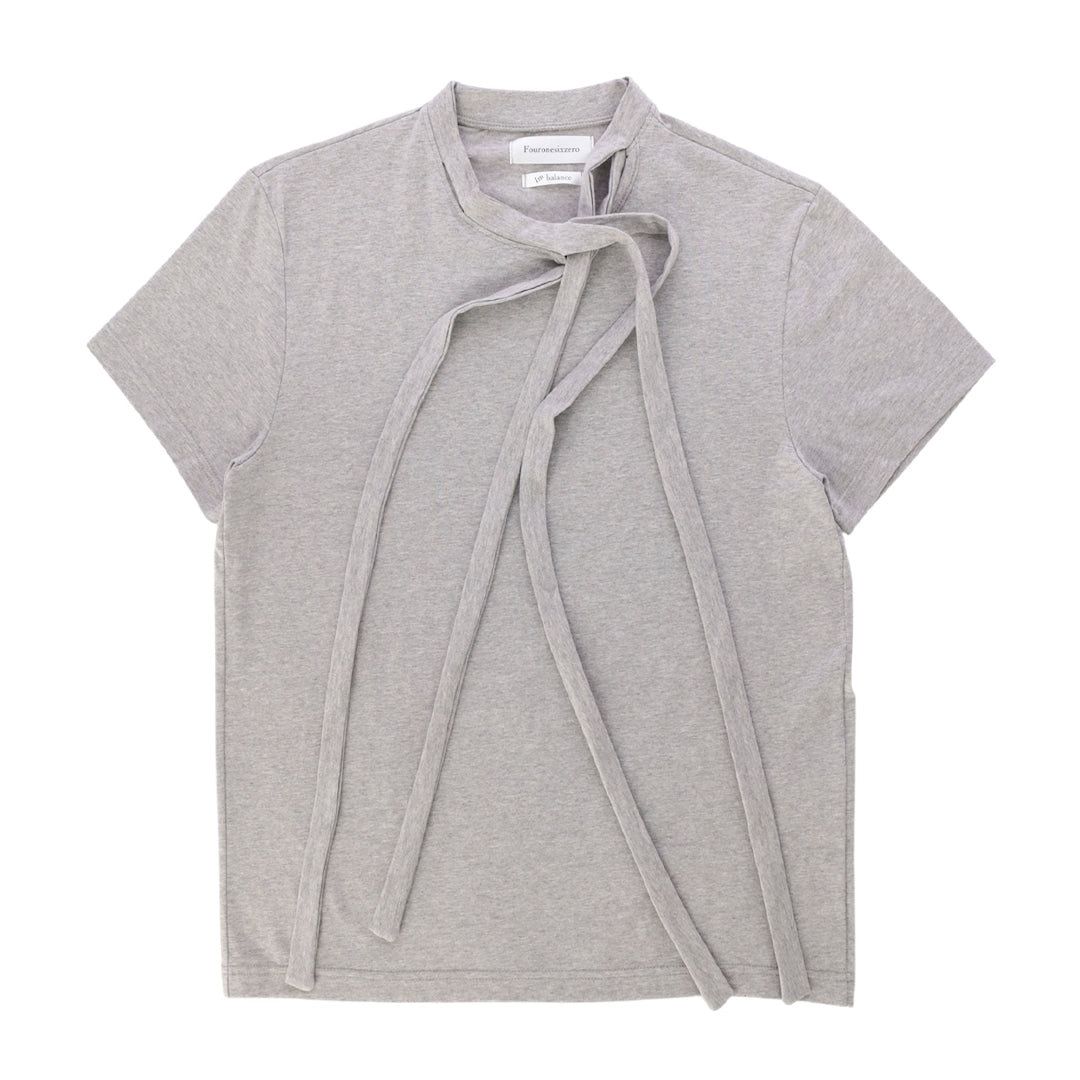Double collar t-shirt_ver imbalance(gray)