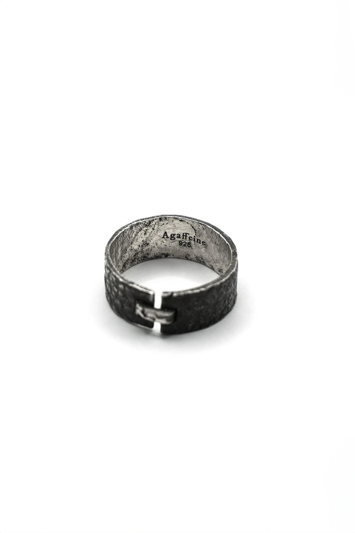 Leather one stitch ring