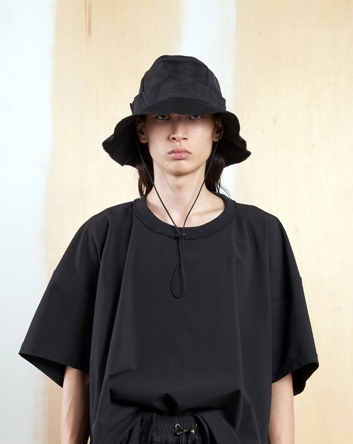 Mesh insideout cutting bucket hat