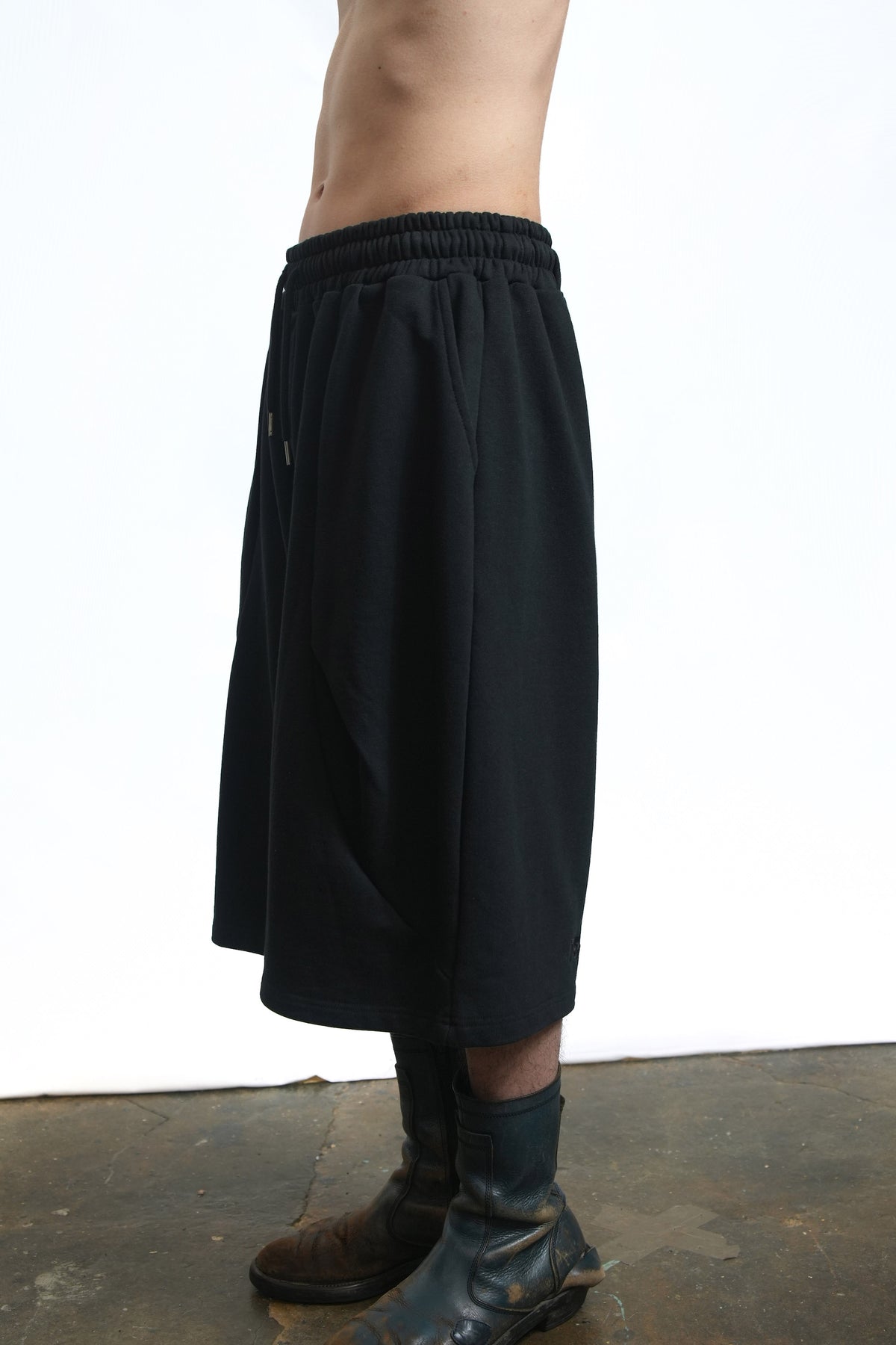 Structured Shorts Black