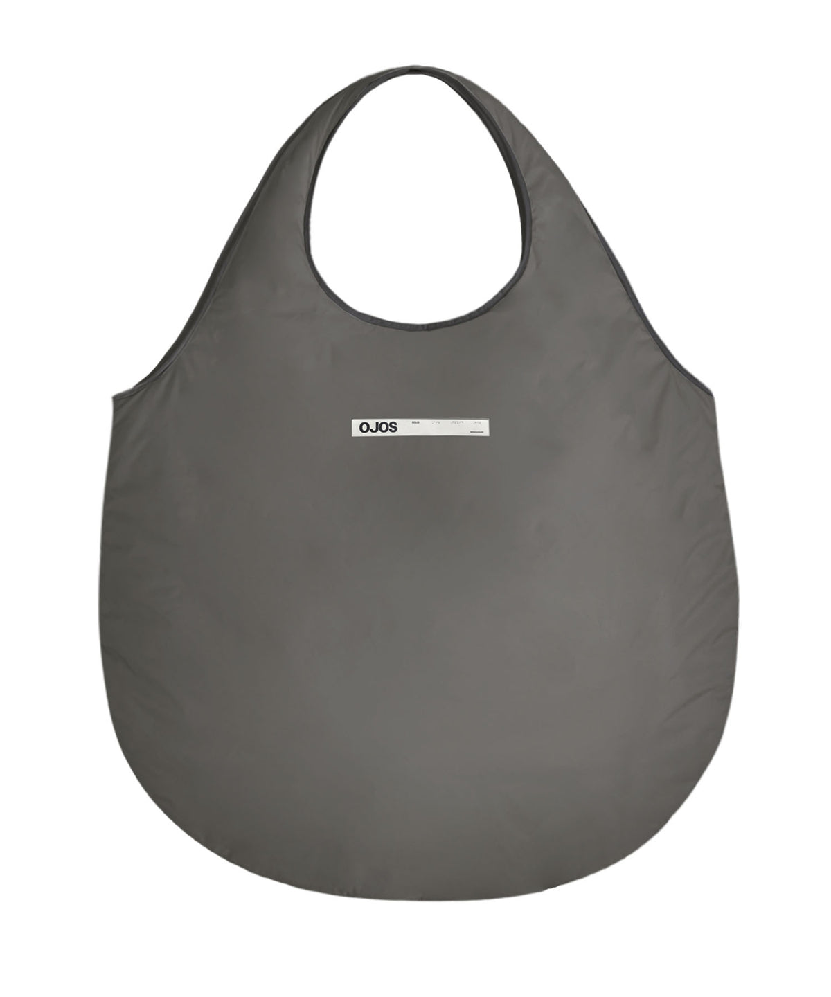 Reversible graphic padded bag black