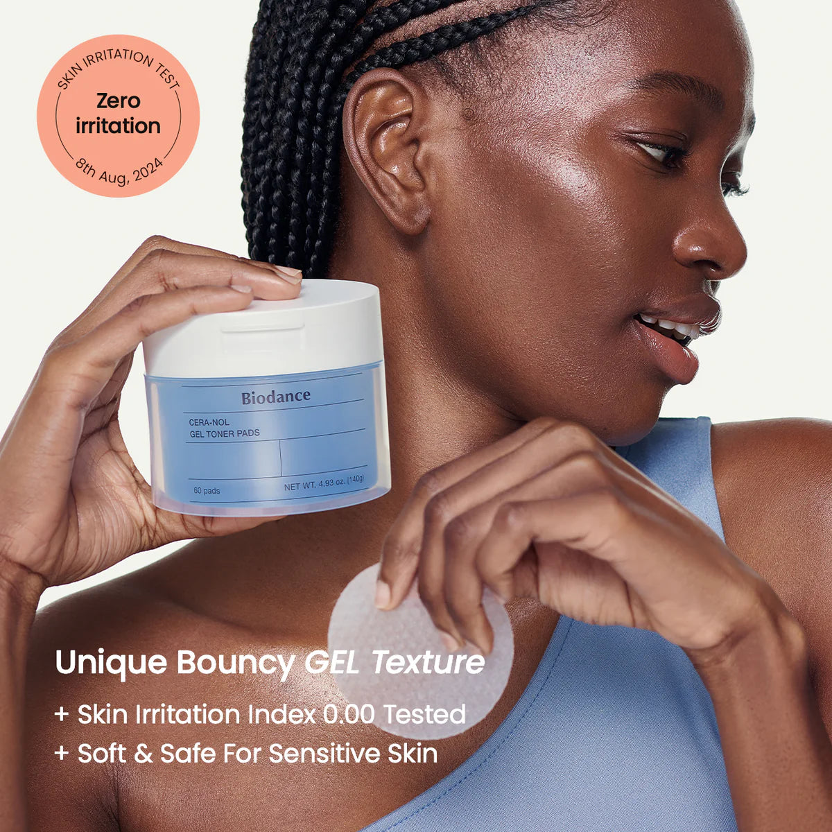 BIODANCE Cera-nol Gel Toner Pads 60Pads