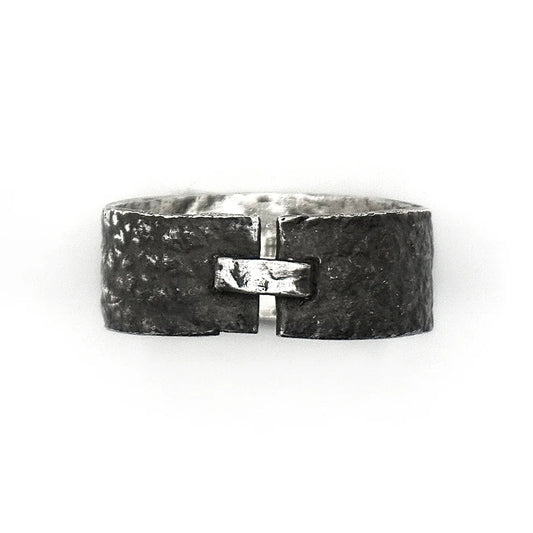 Leather one stitch ring