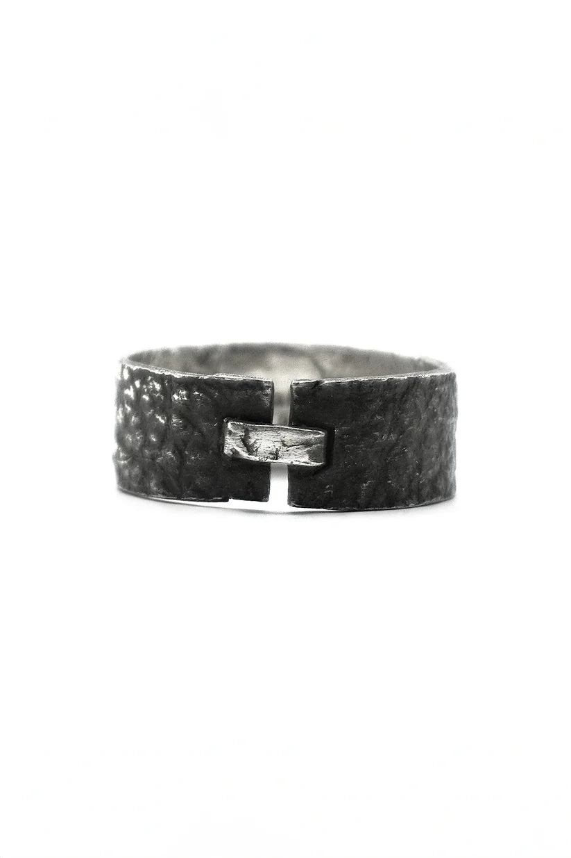 Leather one stitch ring