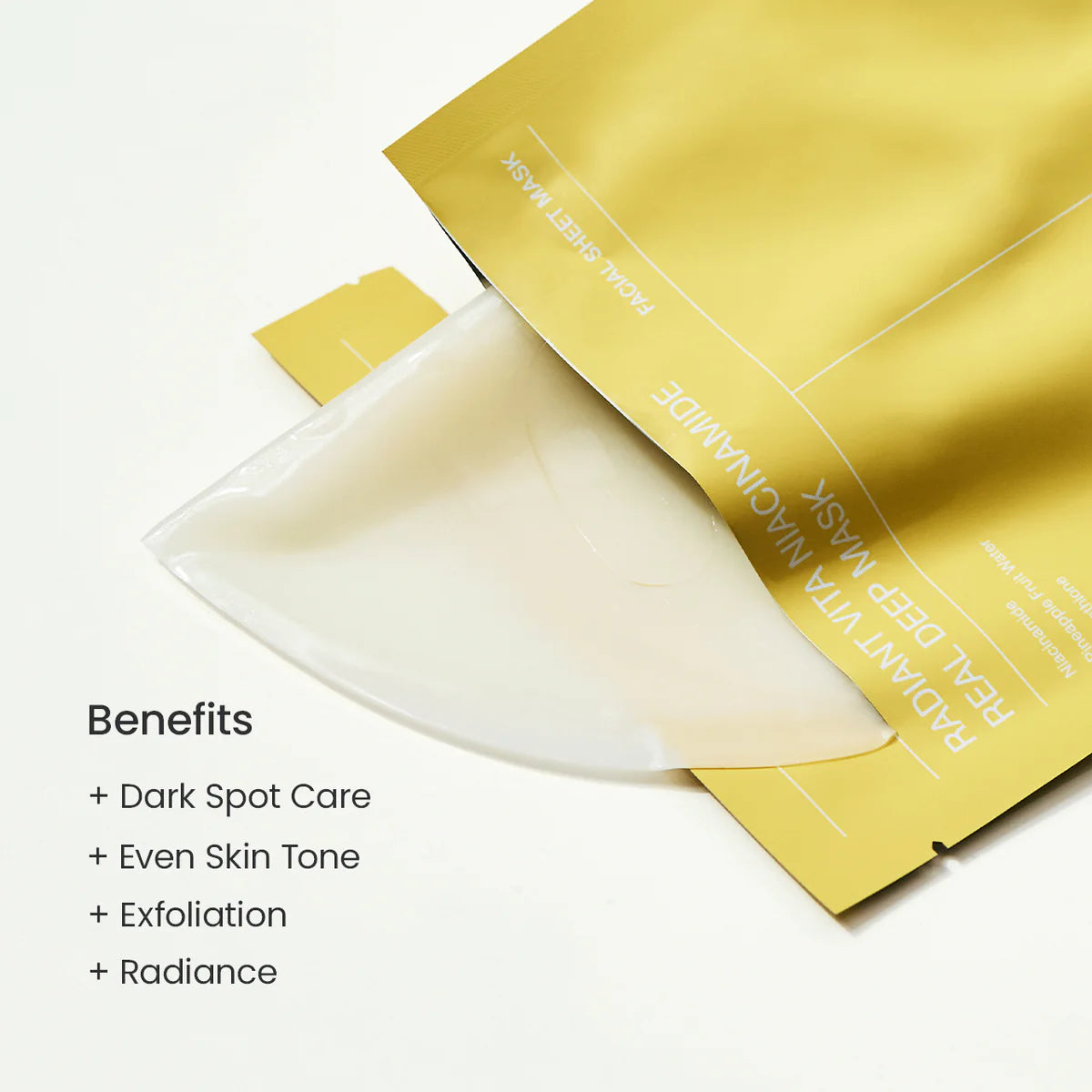 BIODANCE Radiant Vita Niacinamide Real Deep Mask 1Box (4ea x 34g)