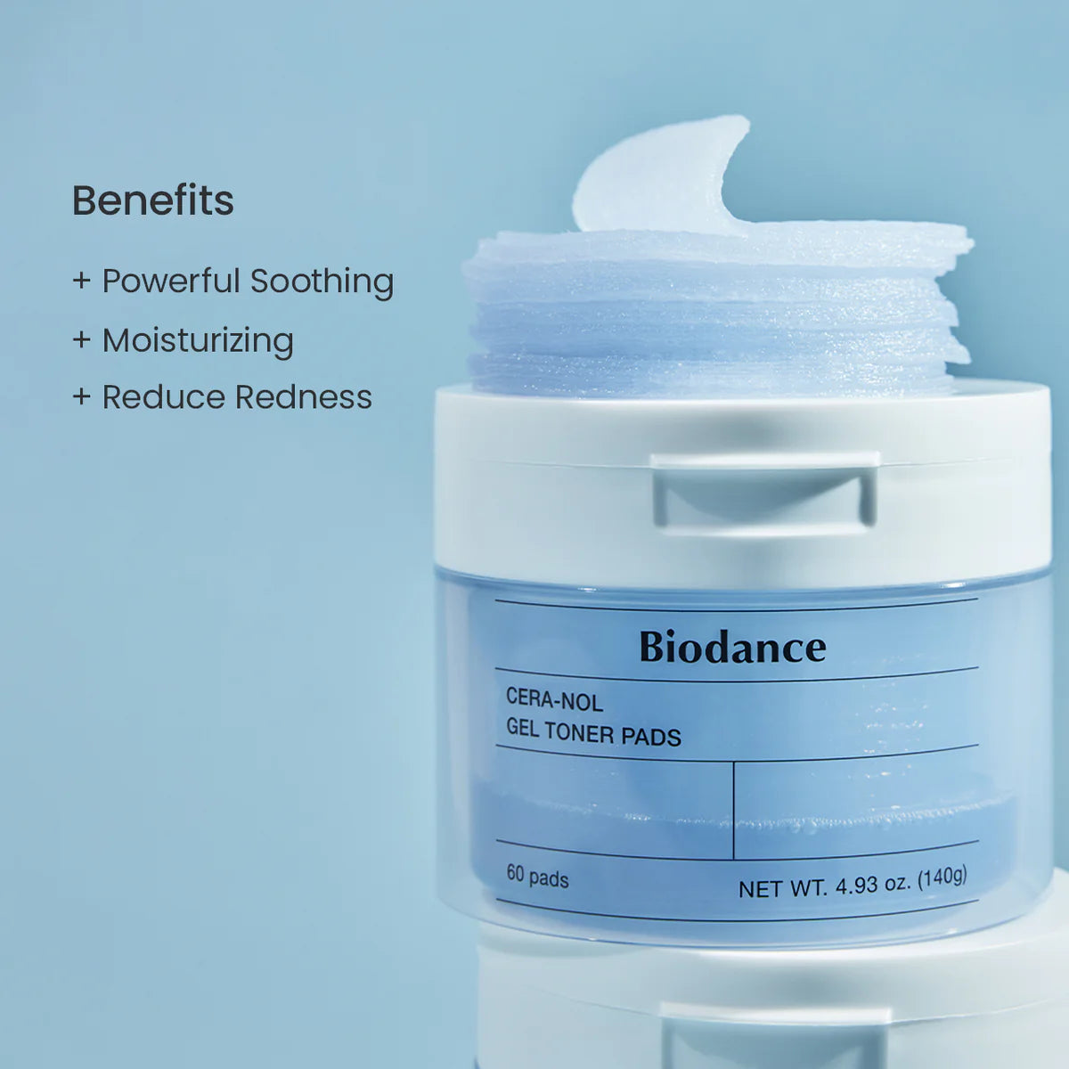 BIODANCE Cera-nol Gel Toner Pads 60Pads