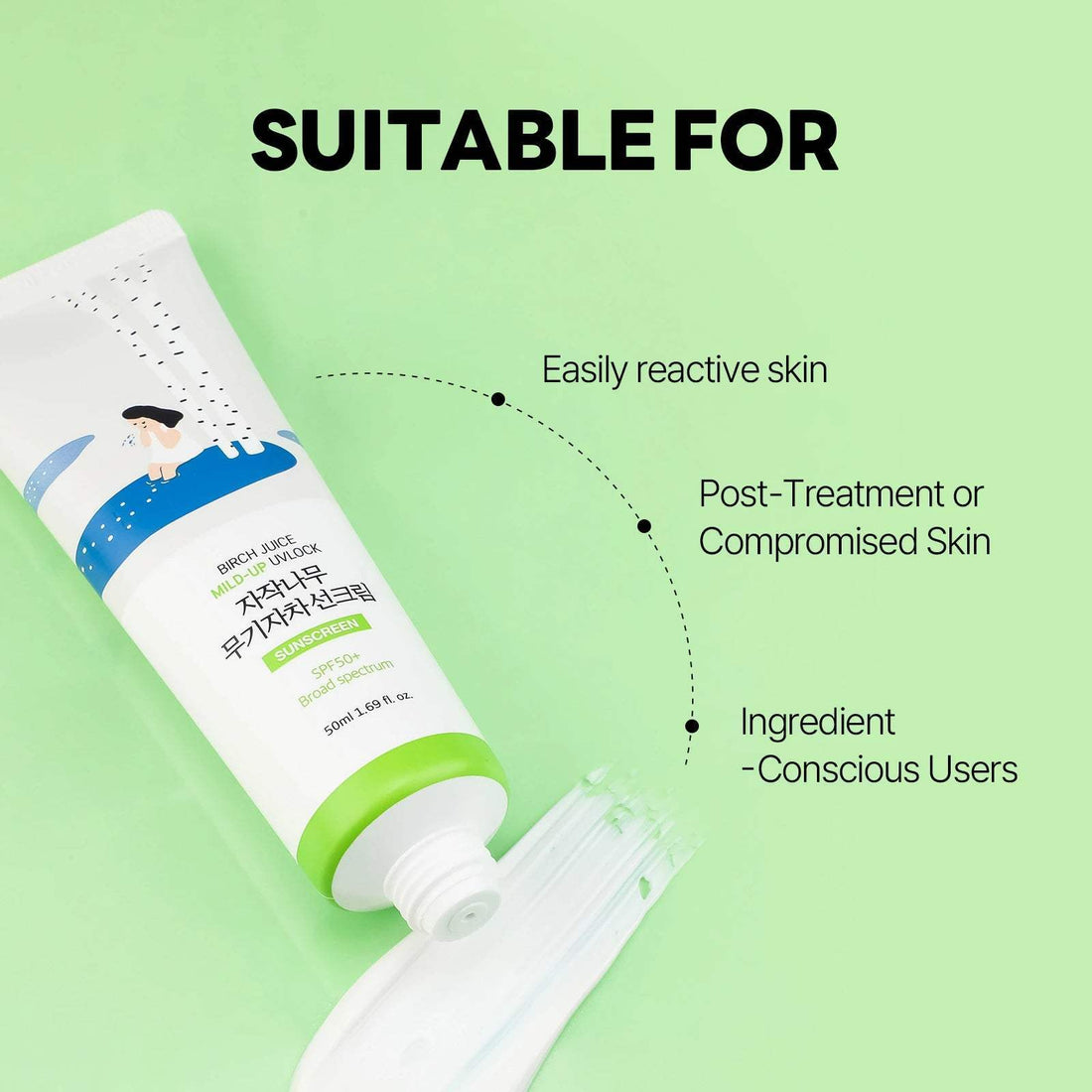 ROUND LAB Birch Juice Mild-Up Sunscreen 50ml