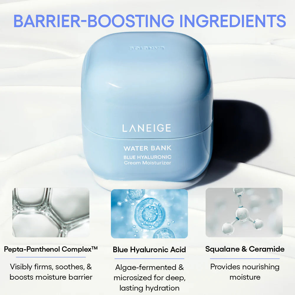 LANEIGE Water Bank Blue Hyaluronic Cream Moisturizer 50 ml