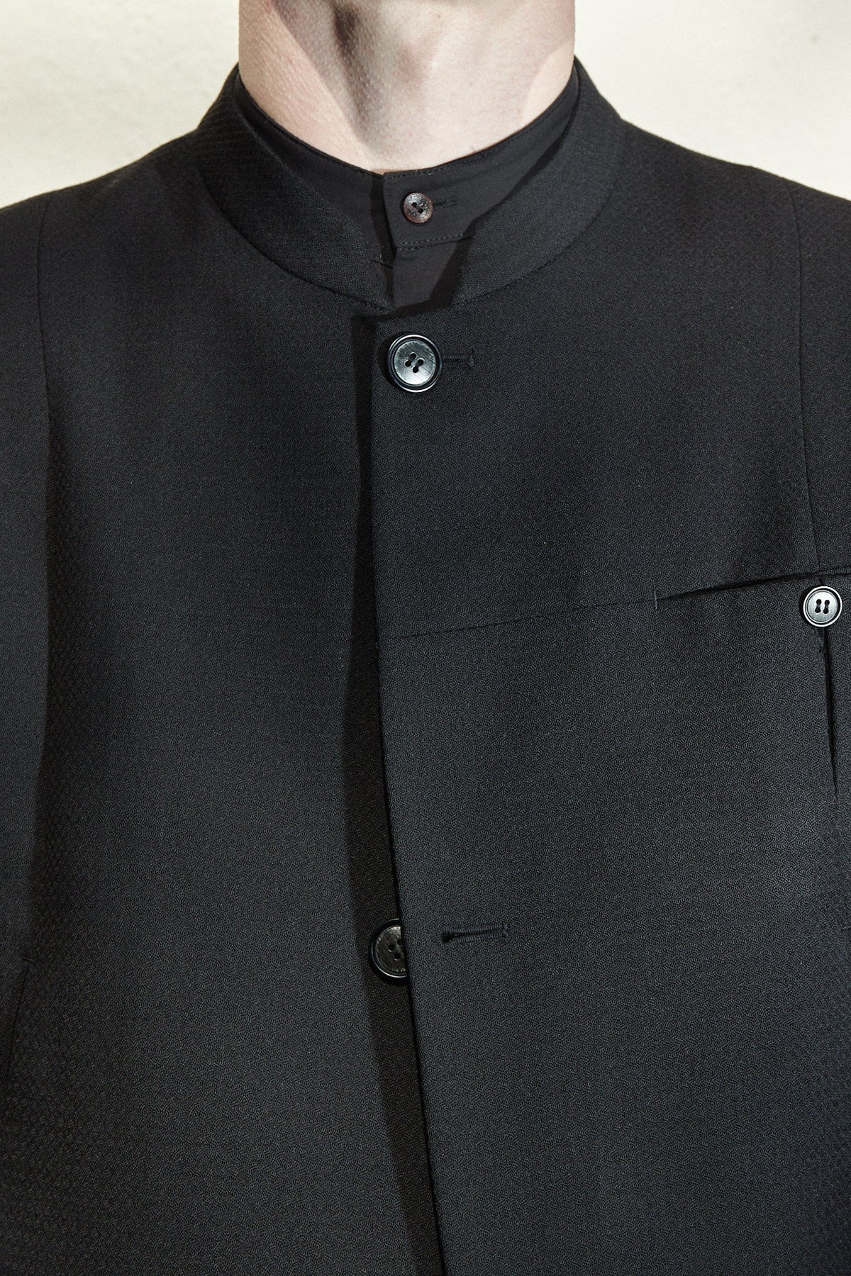 Flat edge tailored jacket