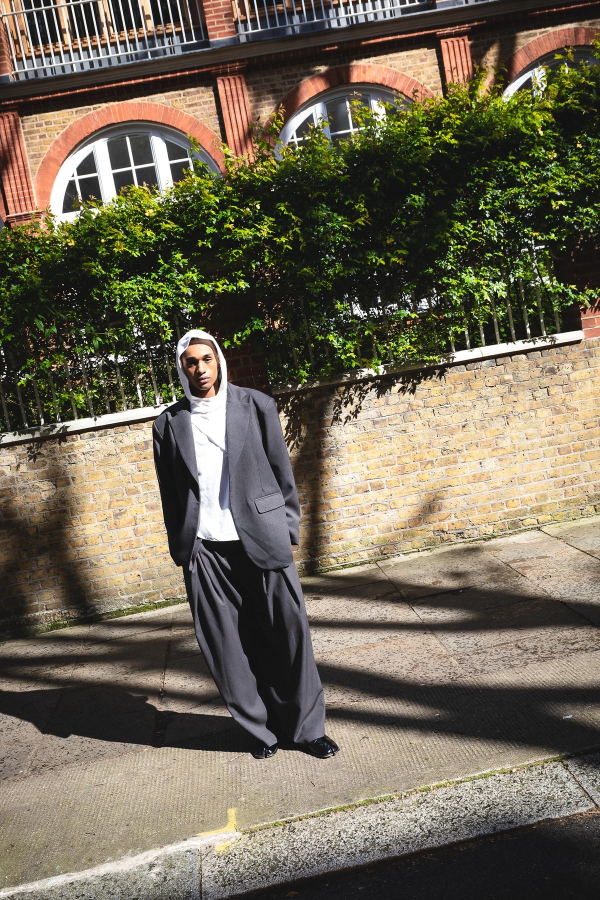 Oversized tailored blazer black