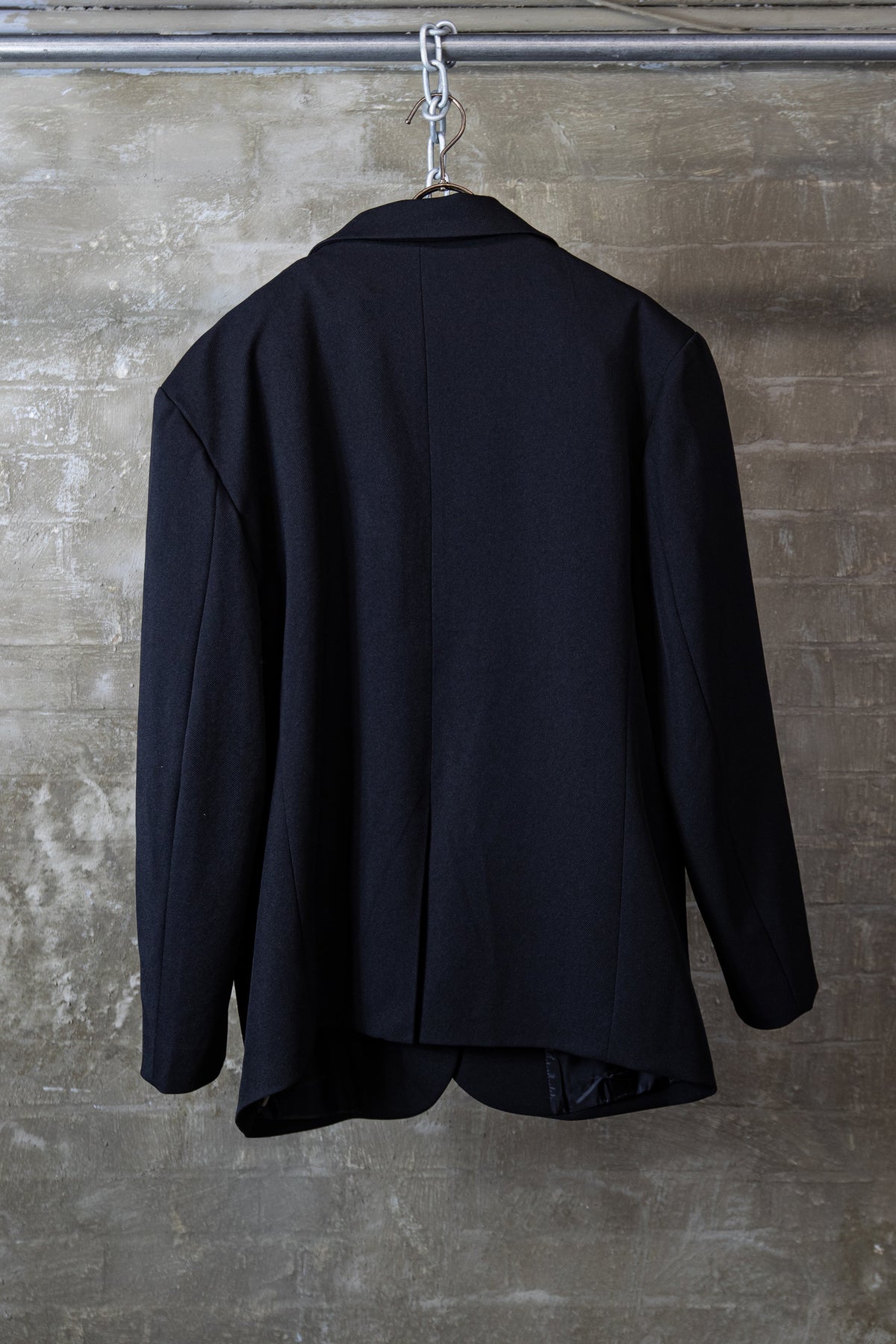 Oversized tailored blazer black