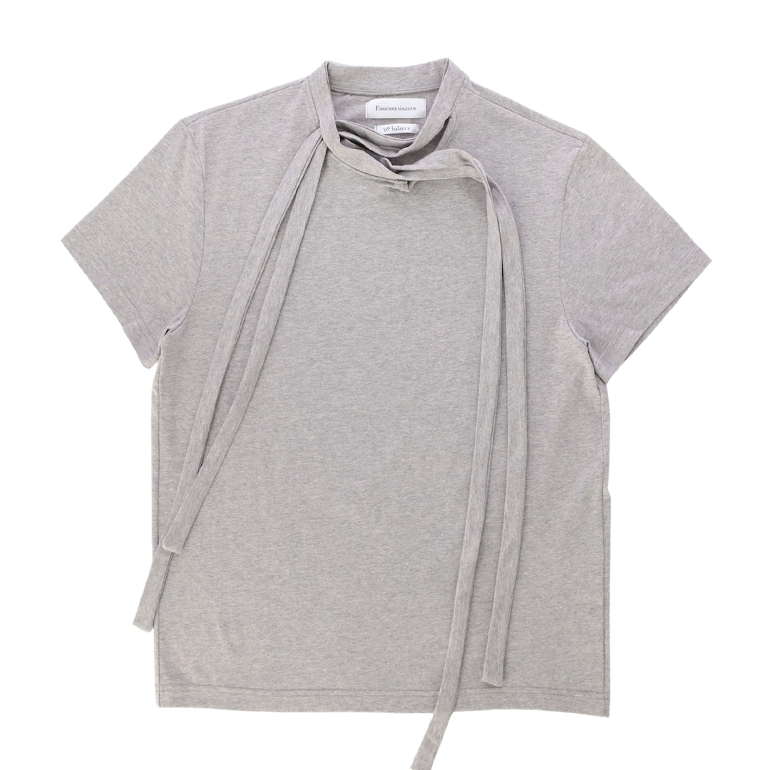 Double collar t-shirt_ver imbalance(gray)