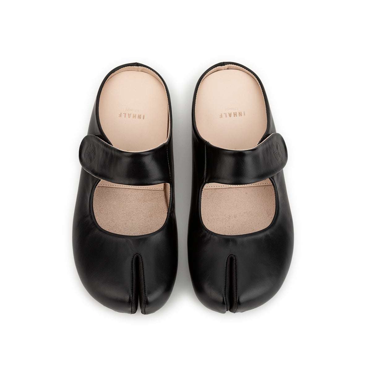 Harui black mary jane tabi flats