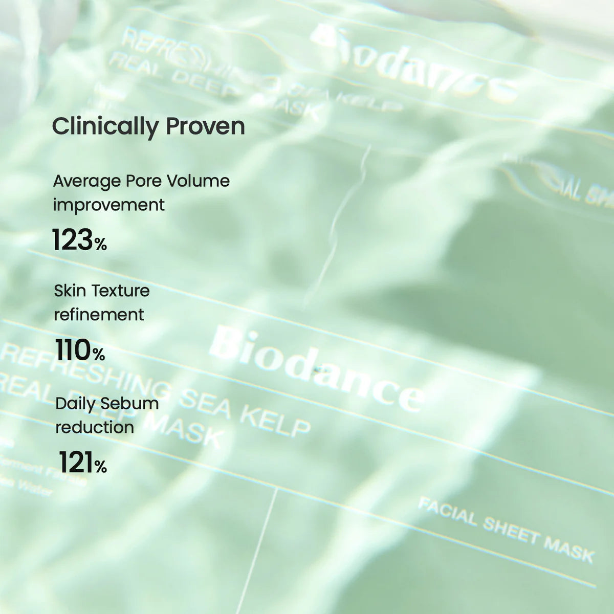 BIODANCE Refreshing Sea Kelp Real Deep Mask 1Box (4ea x 34g)