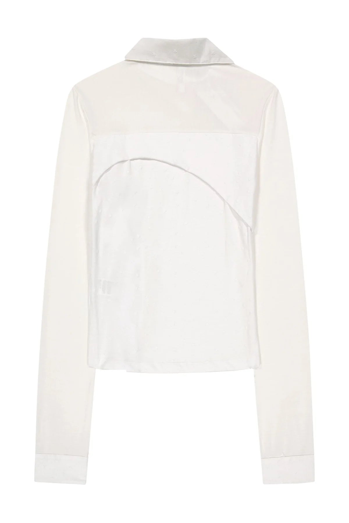 Starcut jersey collar tee-off white