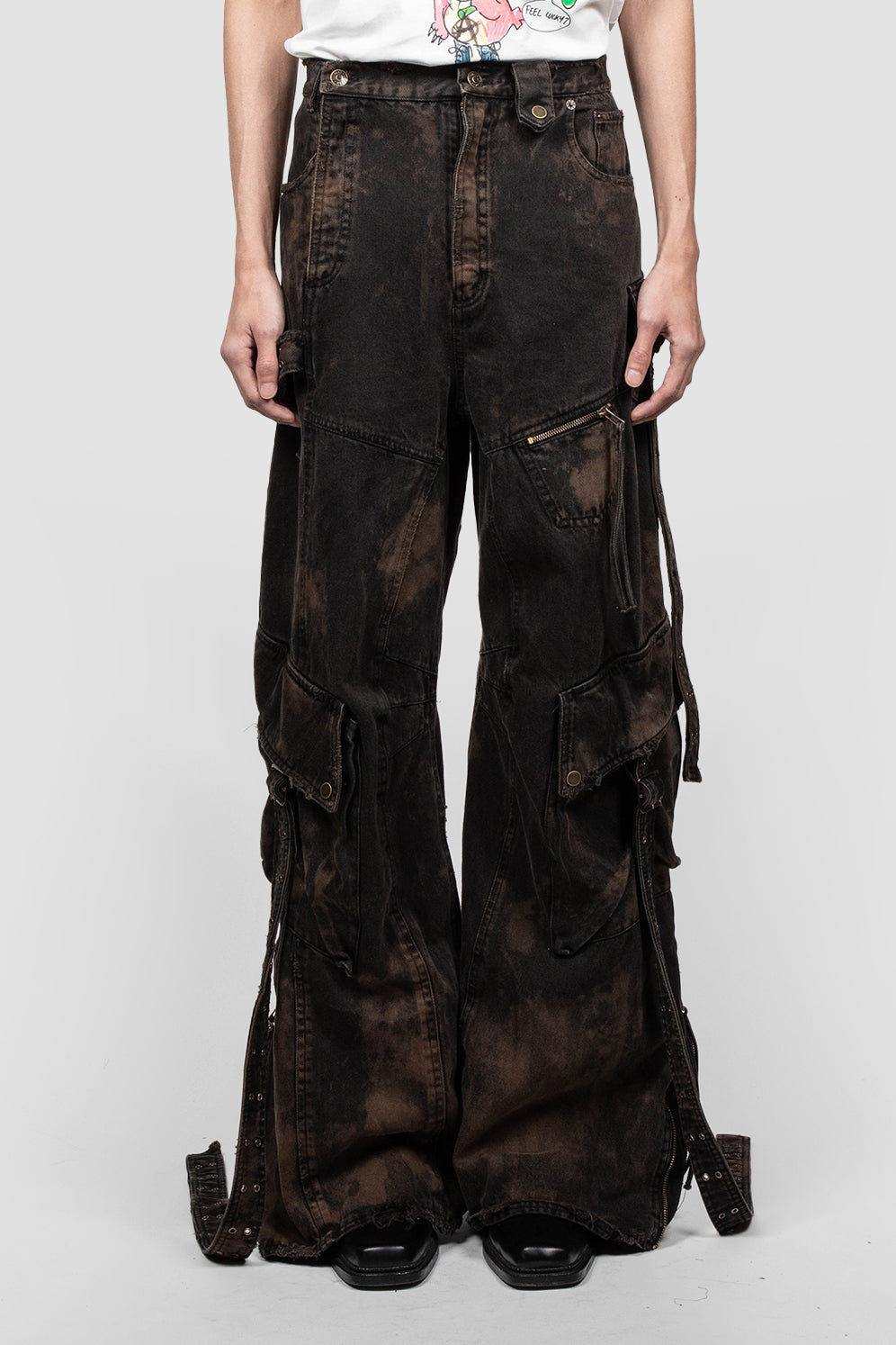 Cargo elevated pants