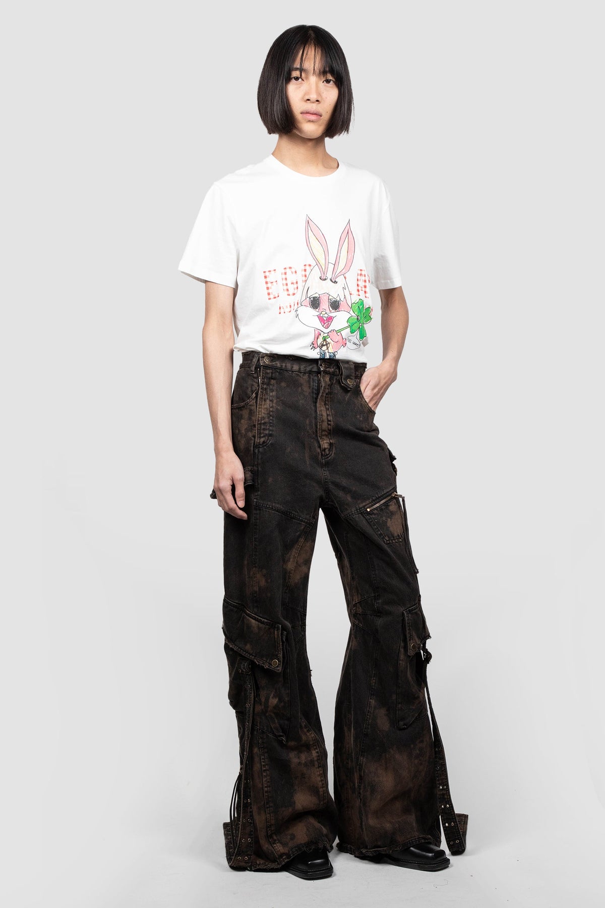 Cargo elevated pants