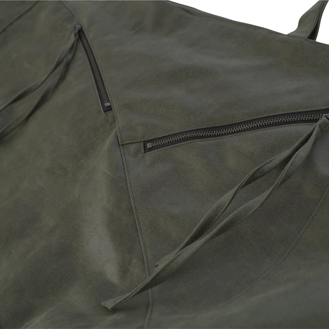 Zip pocket bag_ver balance (green)