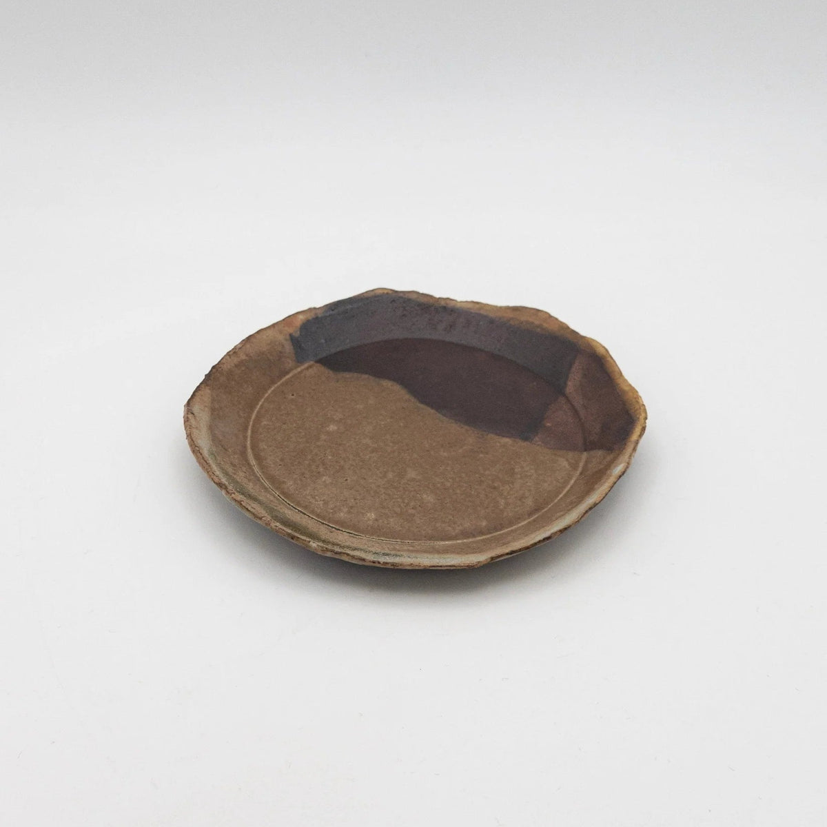 Ash round tray #A41