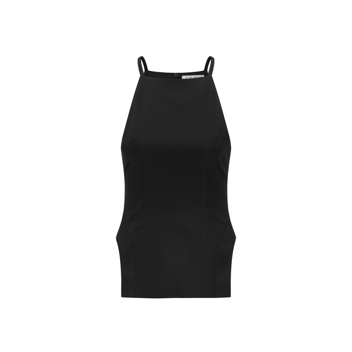 Detachable high square neck camisole asymmetric draped maxi dress set