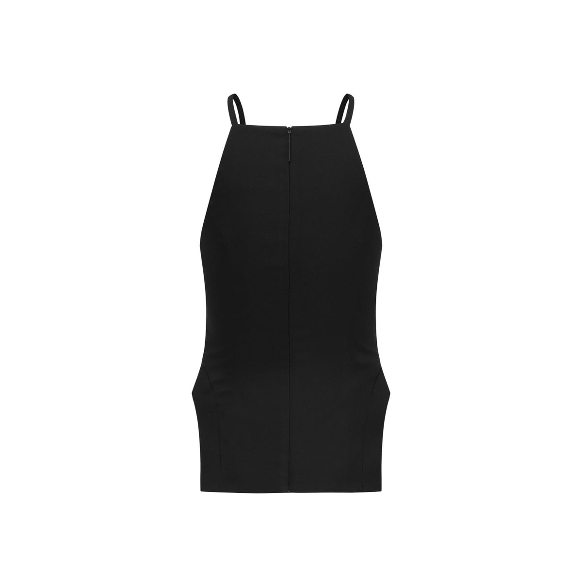 Detachable high square neck camisole asymmetric draped maxi dress set