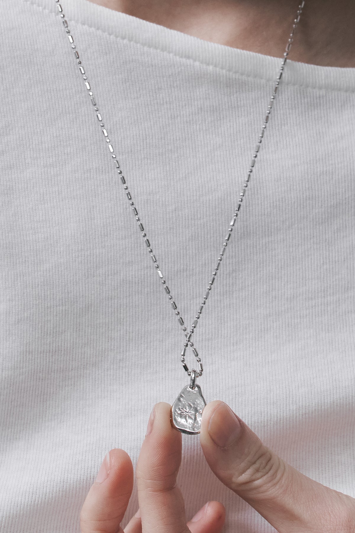 Ammonite mural necklace