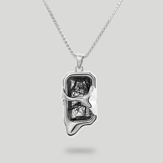 Sweat necklace grey