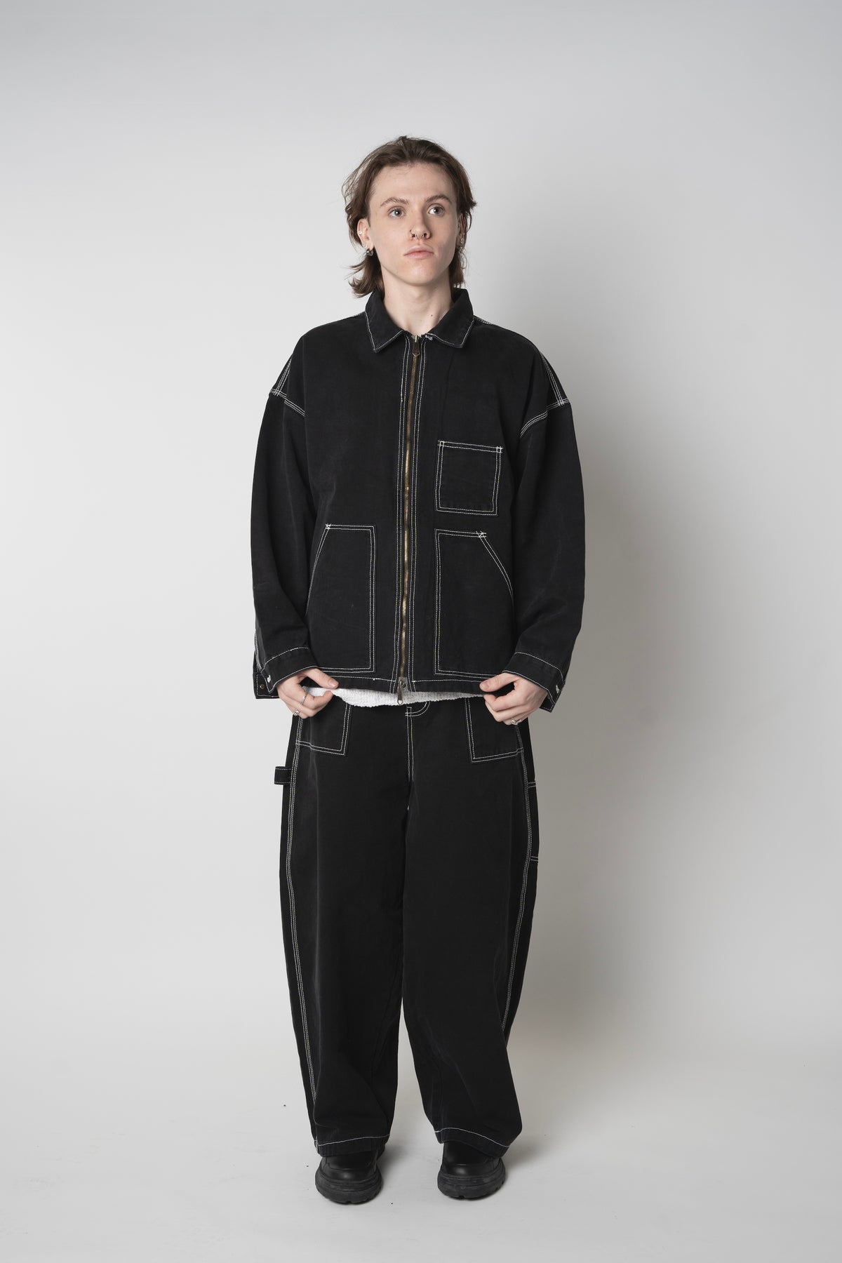 Contrast Stitch Jacket