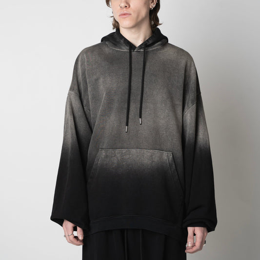 Oversized gradation dyed hoodie