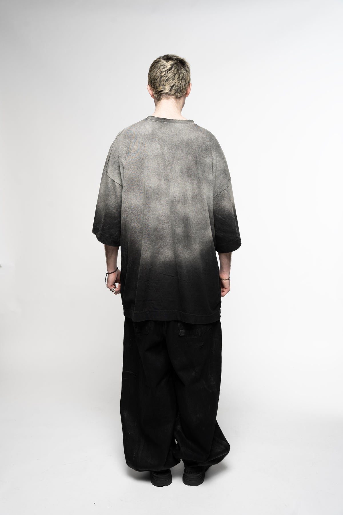 Oversized Gradation Dyed T-Shirt