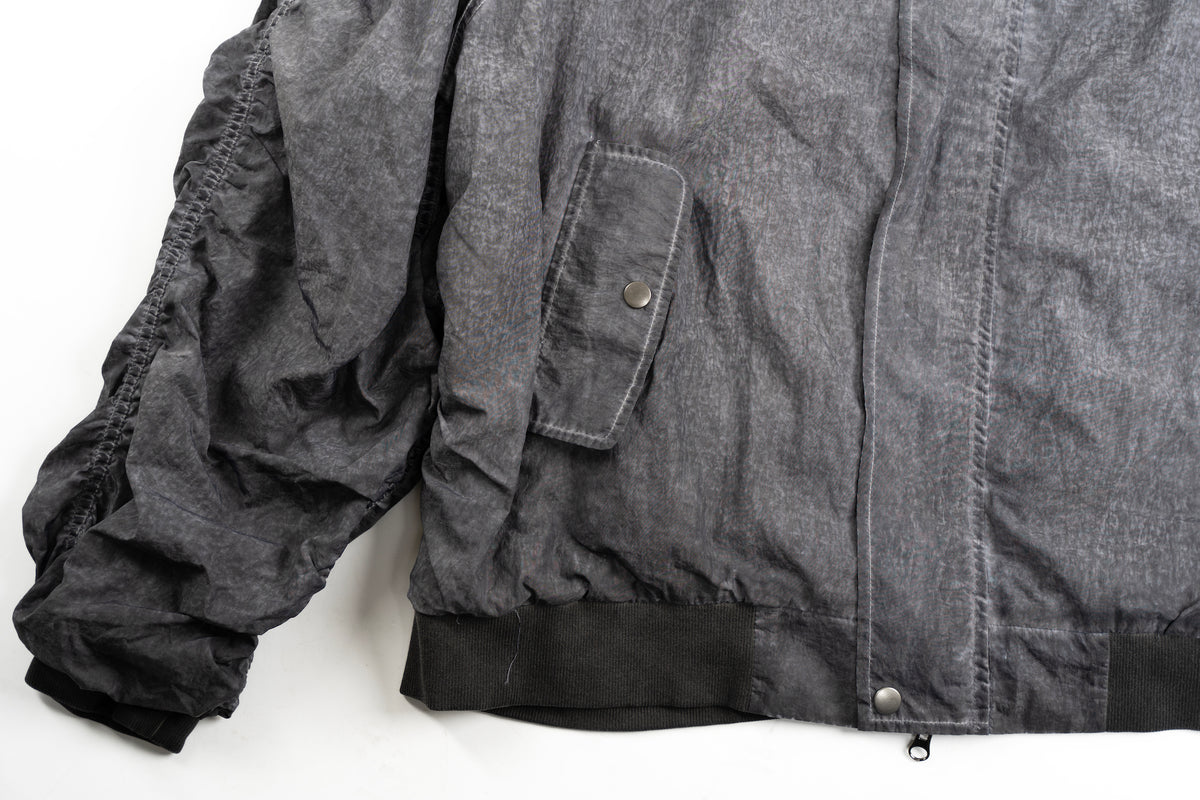 Shirring Bomber Jacket
