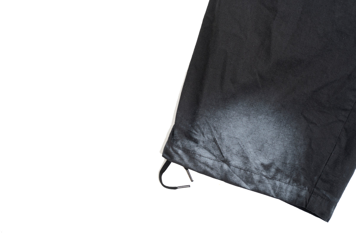 Spray Painted Cargo Trouser Black