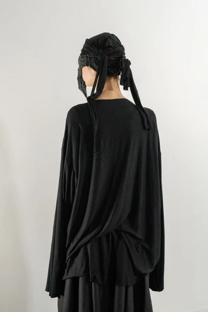 Long sleeves top black