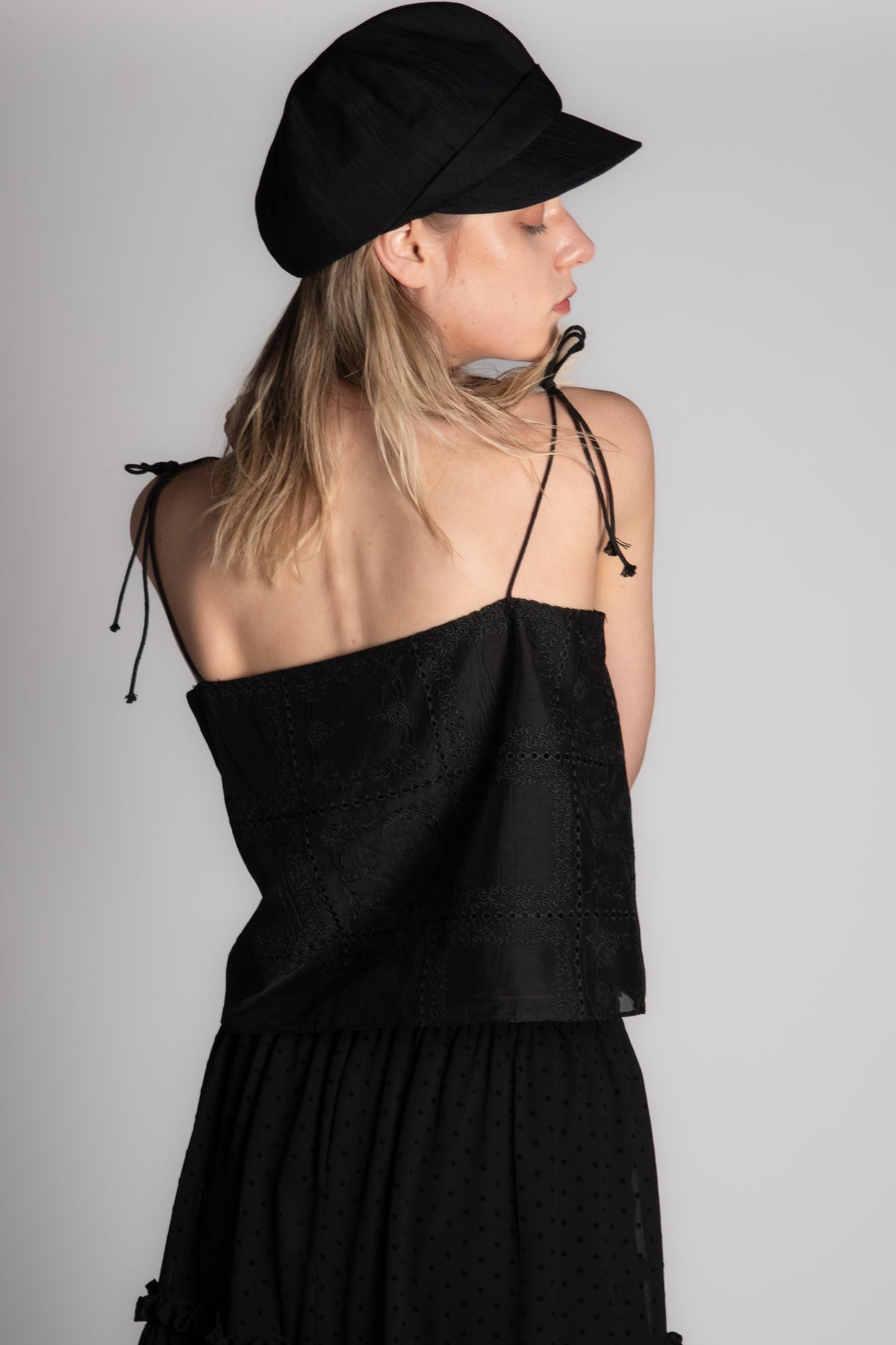 Black hunting cap