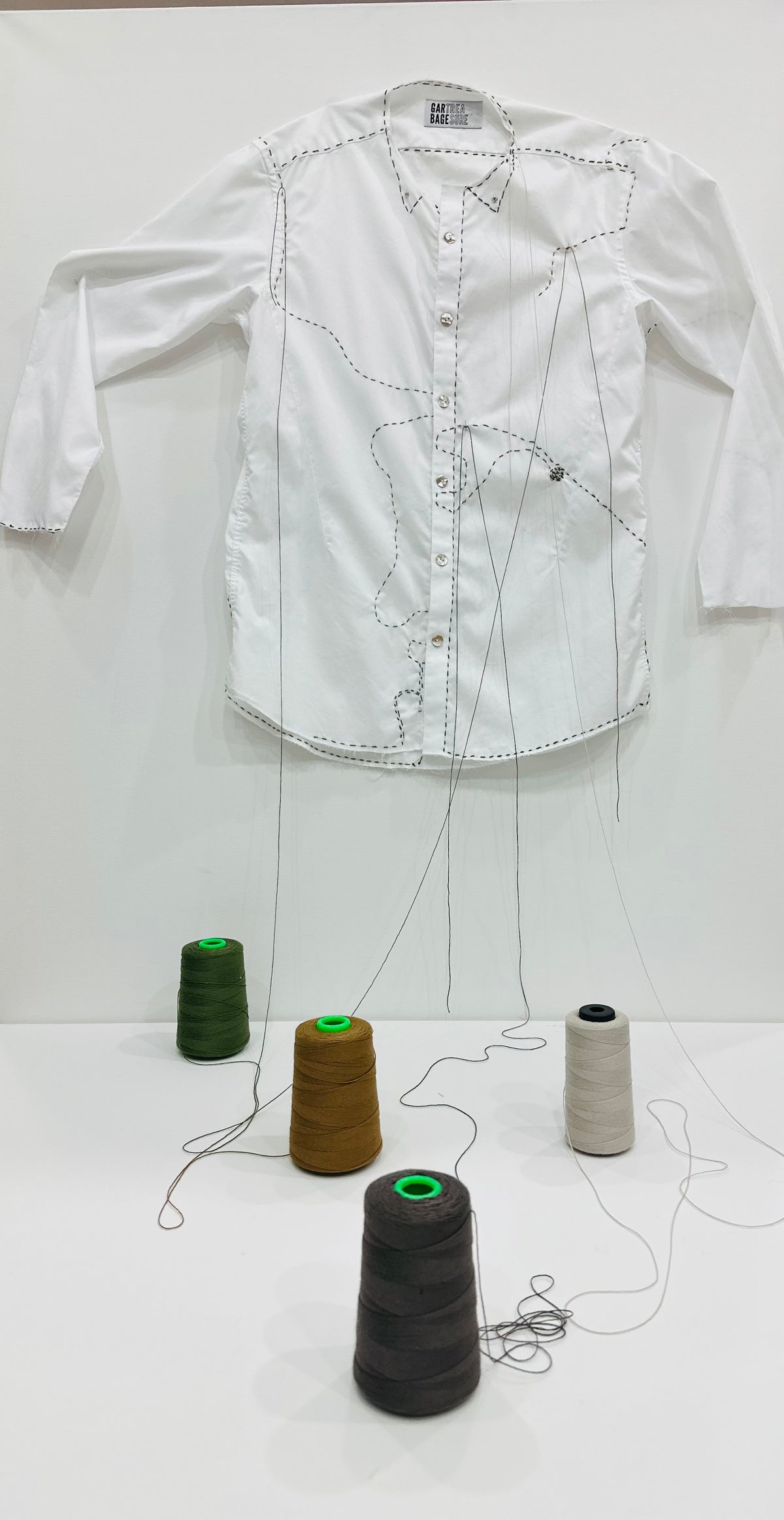 Hand-stitched shirt