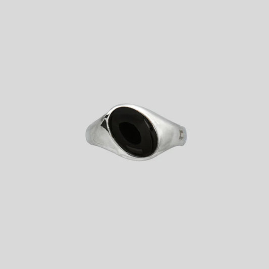 Twisted signet 101 Black onyx
