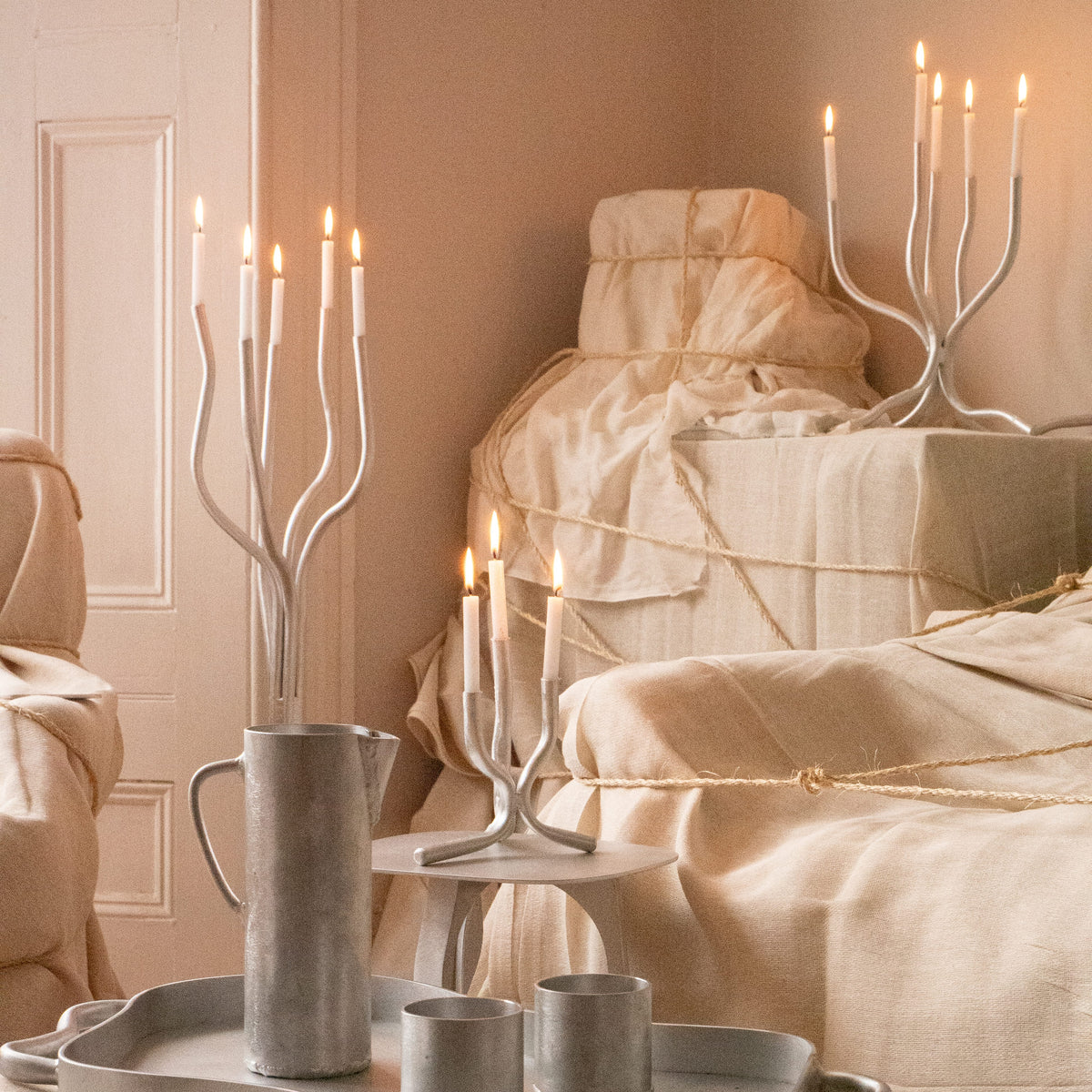 Tall candelabra