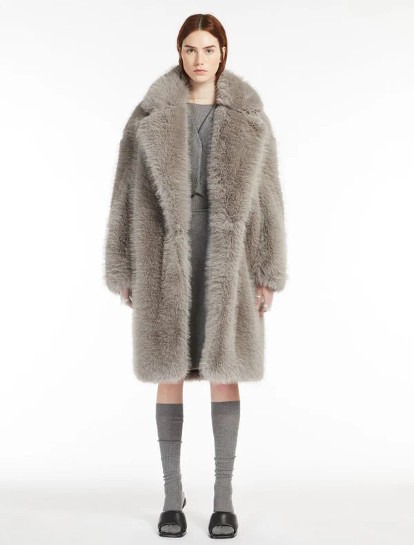 Faux fur coat