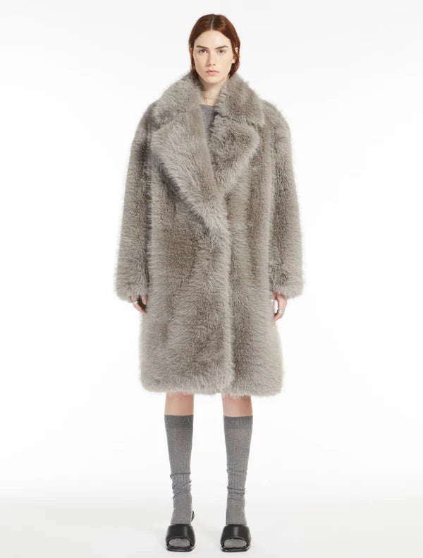 Faux fur coat